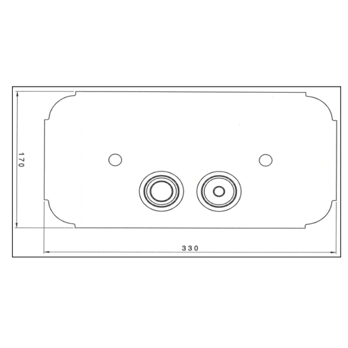 Nicolazzi Complementi Arredo Клавиша смыва, цвет хром 5542CR