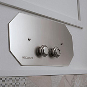 Sbordoni Romana Панель с кнопками двойного смыва для механизма, UP300,UP320, цвет никель SB071NI