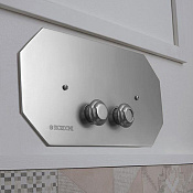 Sbordoni Romana Панель смыва для унитаза, двойная, UP300,UP320, цвет хром SB071CR