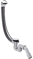 Hansgrohe Flexaplus Слив-перелив для ванны, для стандартных ванн, тросик 52 см цвет: хром 58143000