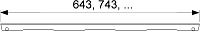Tece Drainline Декоративная решетка quadratum для линейного трапа 100 см, цвет: нерж. сталь глянц. 601050