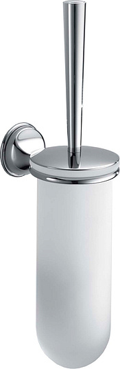 Colombo Design Melo Ершик для унитаза подвесной, со стеклянной колбой, цвет: chrome B1207.CR-VAN