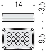 Colombo Design Time Мыльница подвесная со стеклянной чашей, латунь, цвет: chrome W4201.CR-VAN