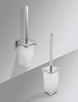 Colombo Design Forever Ершик для унитаза подвесной, со стеклянной колбой, цвет chrome B2907.CR-VAN