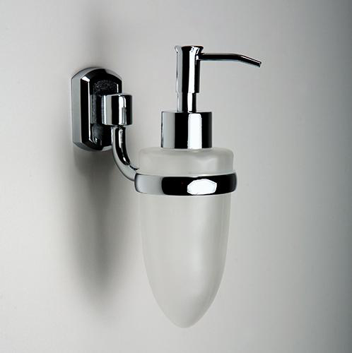 Wasserkraft Oder Дозатор для жидкого мыла подвесной, стеклянная колба, цвет: хром K-3099