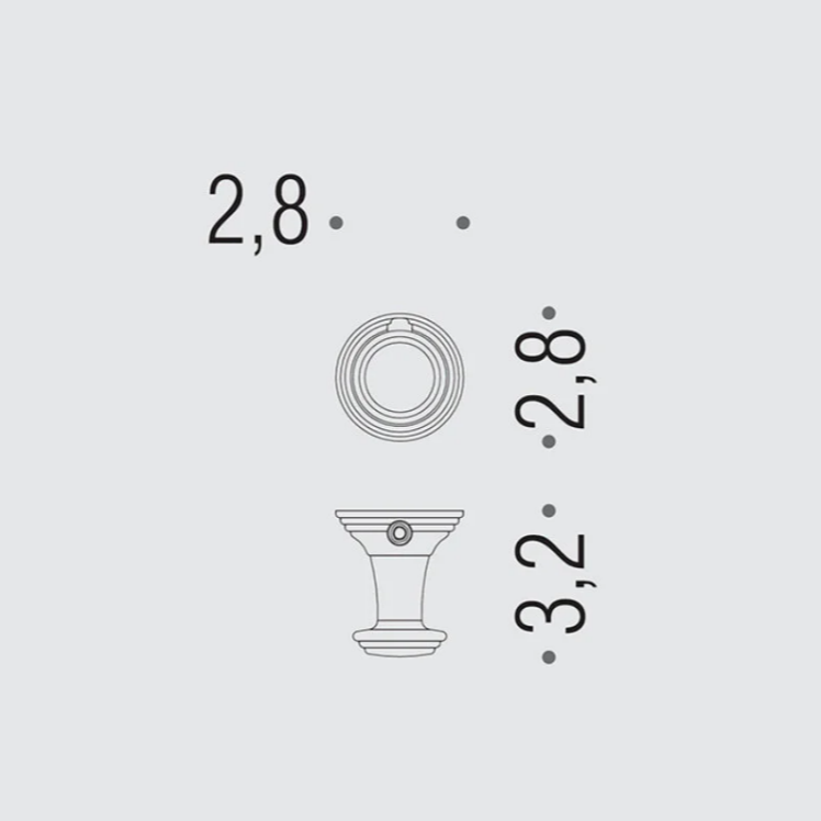 Colombo Design Hermitage Крючок для полотенец, подвесной, цвет: chrome BLC77.CR