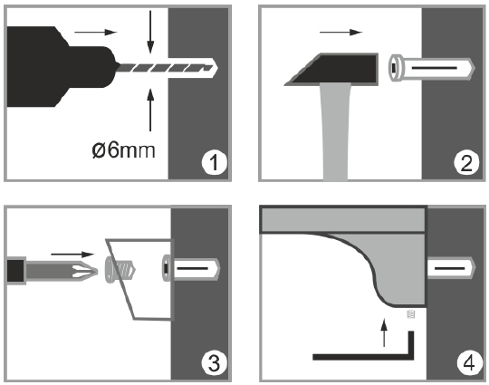 Wasserkraft Kammel Крючок, цвет: белый K-8323W