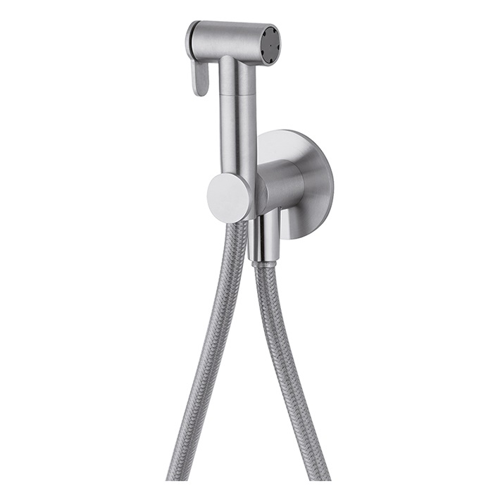 Cisal Xion Гидроершик, со шлангом 120 см, вывод с держателем, цвет: inox XI007910D1