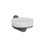 Gessi 316 Accessories Мыльница подвесная, цвет: белый/brushed black metal pvd 54701#707