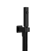 Gessi Rettangolo Total Look Гигиенический душ одноструйный, шланг 125 см, цвет: matte black 33823#299