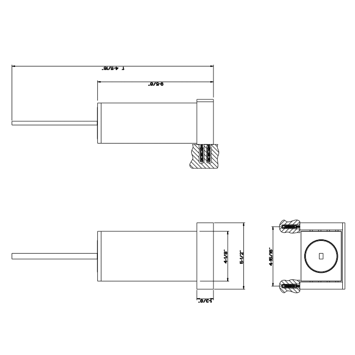 Gessi Rettangolo Ершик для унитаза подвесной, цвет хром/черный 20820#031