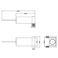 Gessi Rettangolo Ершик для унитаза подвесной, цвет хром/черный 20820#031