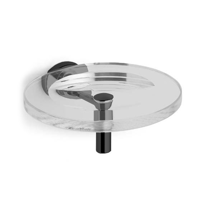 Bertocci Cinquecento Мыльница со стеклянной чашей, подвесная, цвет: черный 110 0501 0800