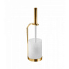 Bongio Ершик для унитаза напольный со стеклянной колбой, цвет: золото 24к. 15025OR00