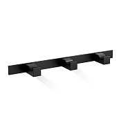 Decor Walther Corner HAK3 Планка с 3-мя крючками 18x4 см, цвет: черный матовый 0562160