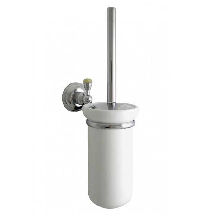 Nicolazzi Onice Ершик для унитаза подвесной с керамической колбой, цвет: хром/белый 1490CR09O