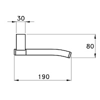 Stella Bamboo Держатель туалетной бумаги настенный 1033, цвет хром BT 10015 CR00