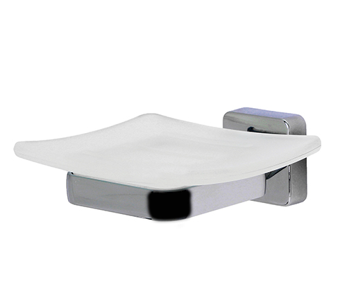 Wasserkraft Dill Мыльница подвесная, матовое стекло, цвет: хром K-3929