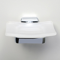 Wasserkraft Dill Мыльница подвесная, матовое стекло, цвет: хром K-3929