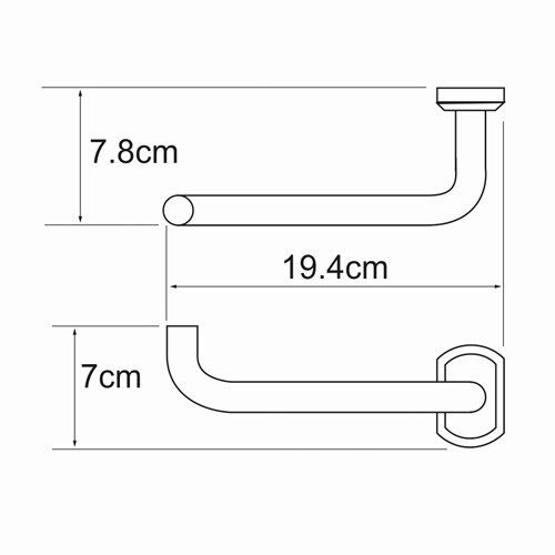 Wasserkraft Oder Держатель туалетной бумаги K-3096