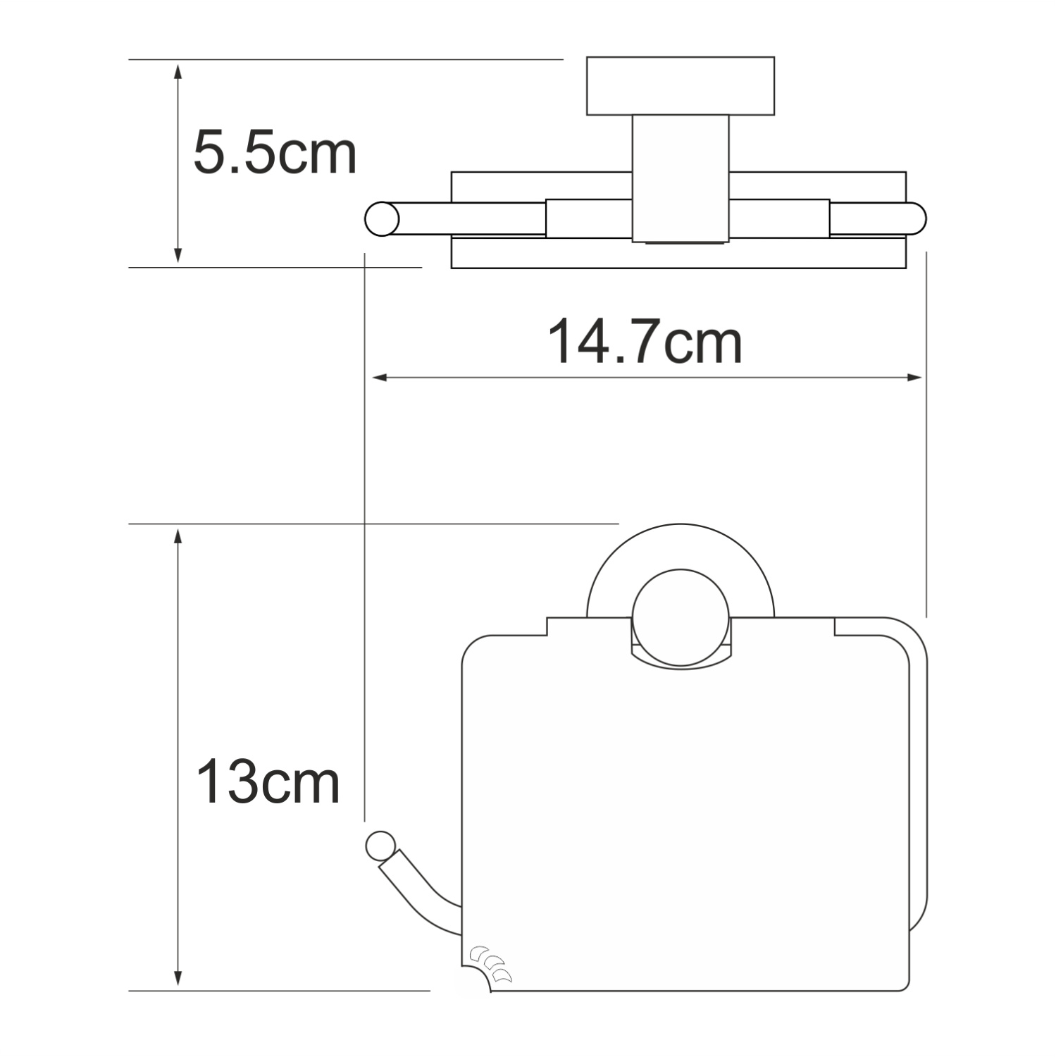 Wasserkraft Isen Держатель туалетной бумаги K-4025