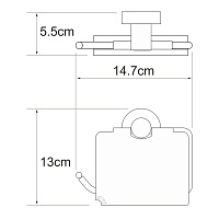 Wasserkraft Isen Держатель туалетной бумаги K-4025