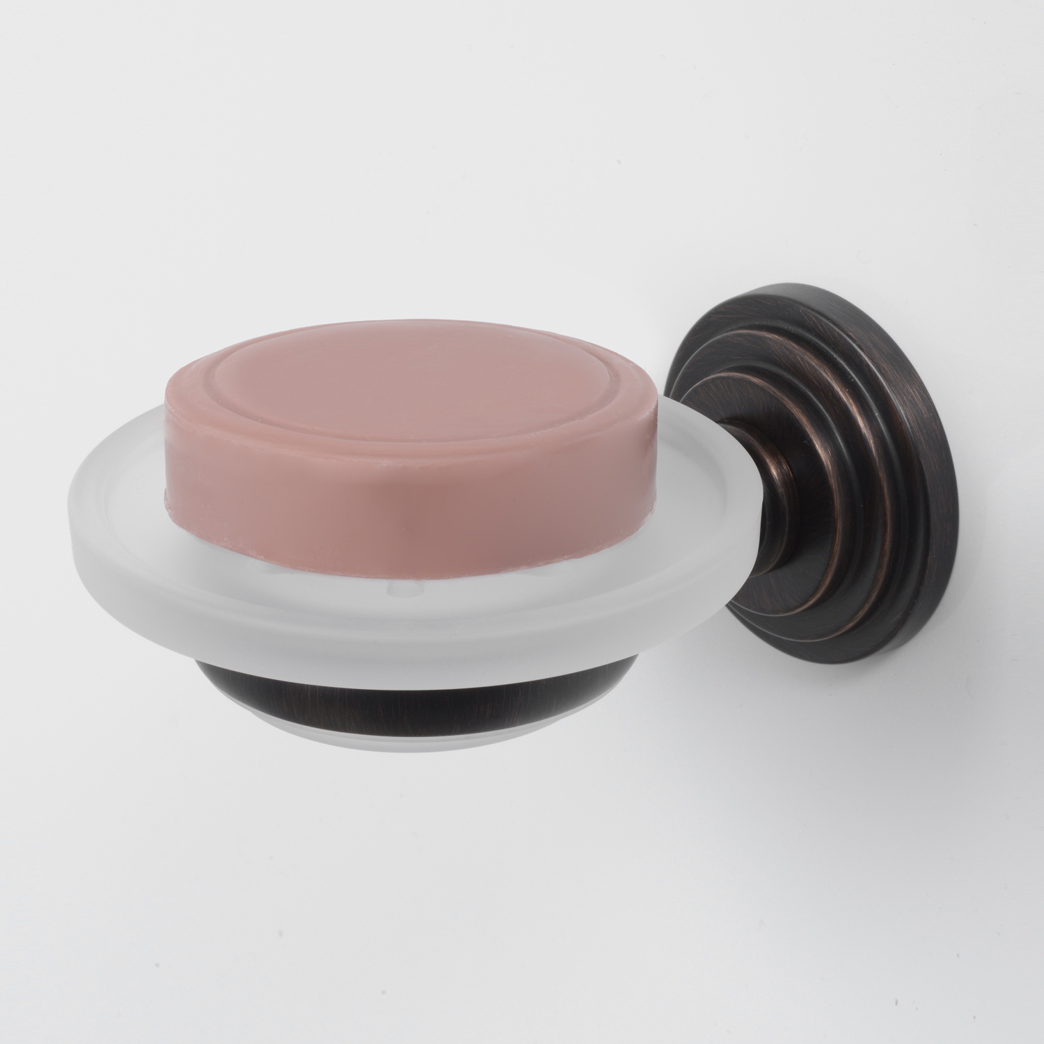 Wasserkraft Isar Мыльница со стеклянной чашей, подвесная, цвет: темная бронза K-7329