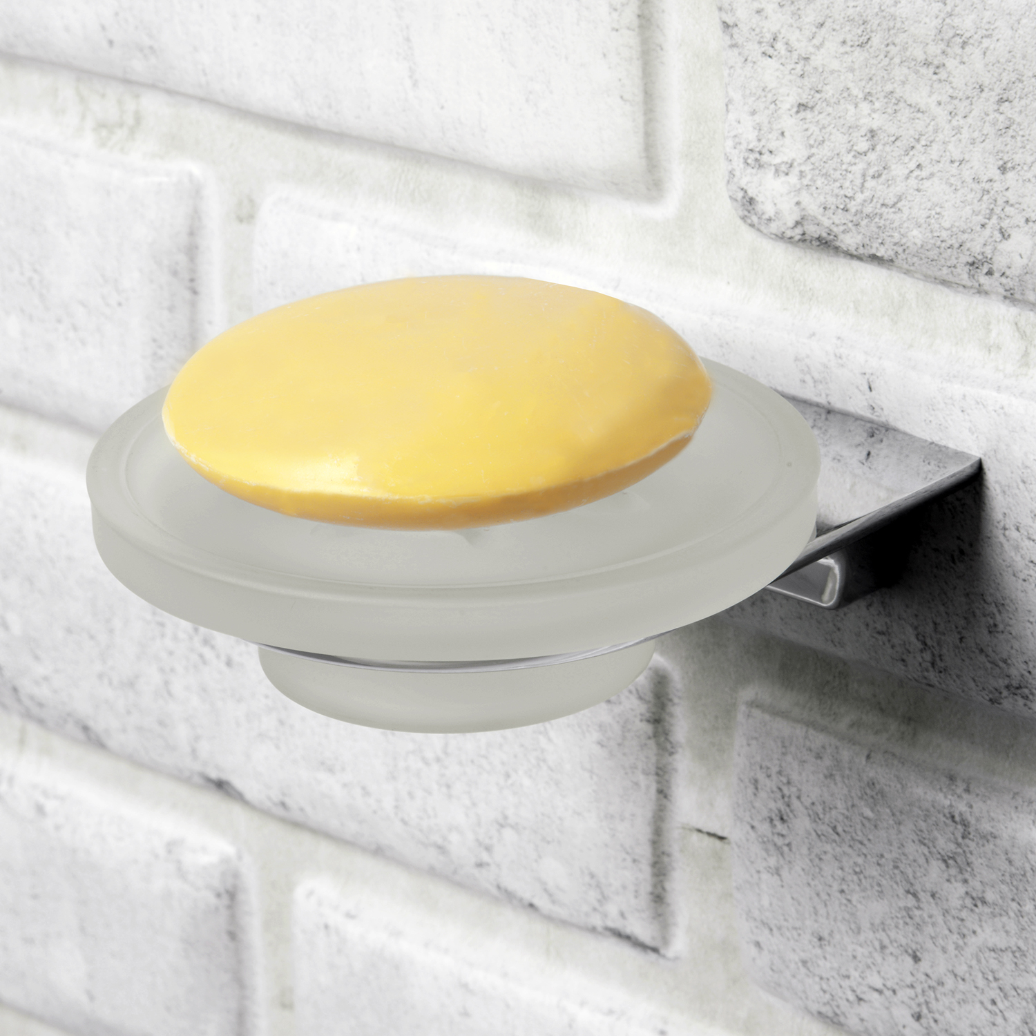 Wasserkraft Kammel Мыльница со стеклянной чашей, подвесная, цвет: хром K-8329