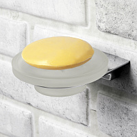 Wasserkraft Kammel Мыльница со стеклянной чашей, подвесная, цвет: хром K-8329