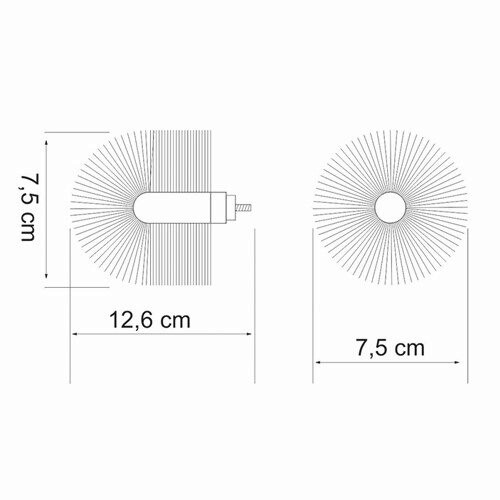 Wasserkraft Щетка для туалетного ершика, запасная часть, цвет: черный K-012
