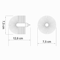 Wasserkraft Щетка для туалетного ершика, запасная часть, цвет: черный K-012