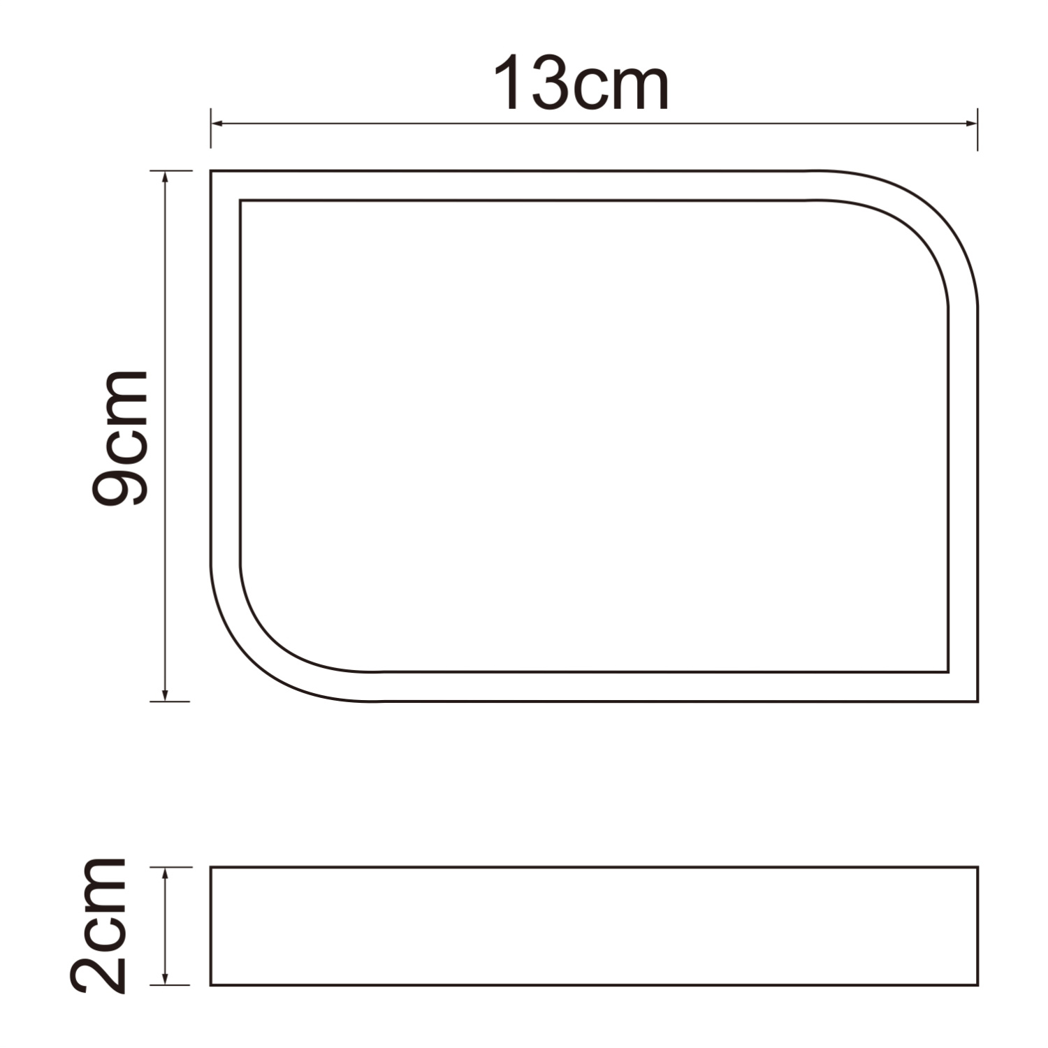 Wasserkraft K-2700 Мыльница с композитной чашей, настольная, цвет: черный K-2729