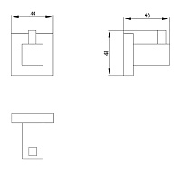 Timo Selene Крючок для ванной комнаты, цвет хром 10011/00