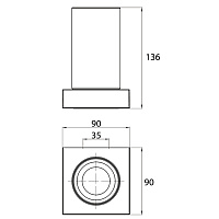 Emco Liaison Стакан подвесной, стекло прозрачное, цвет: хром 1820 001 01