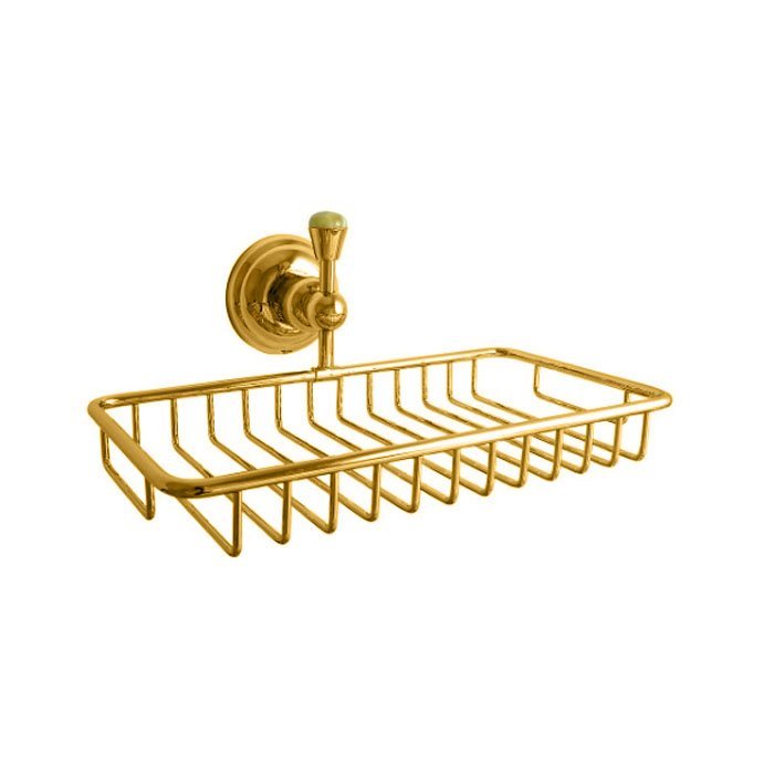 Nicolazzi Onice Полочка-решетка прямоугольная, цвет золото 1493GO09O