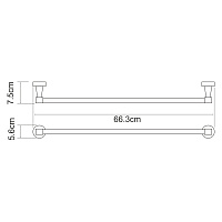 Wasserkraft Isen Держатель полотенец одинарный K-4030