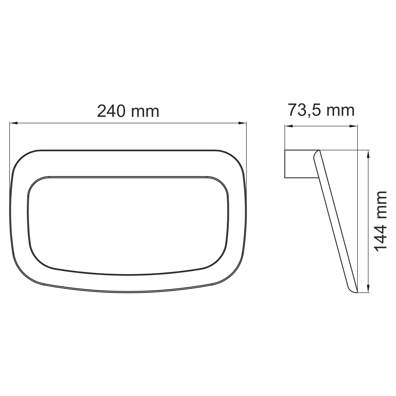 Wasserkraft Elbe Держатель полотенец K-7260