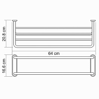 Wasserkraft Полка для полотенец K-888
