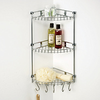 Wasserkraft Полка металлическая тройная K-1233