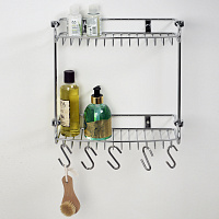 Wasserkraft Полка металлическая двойная K-1422