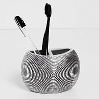 Wasserkraft Eider K-33300 Стакан для зубных щеток, настольный, цвет: хром K-33328A