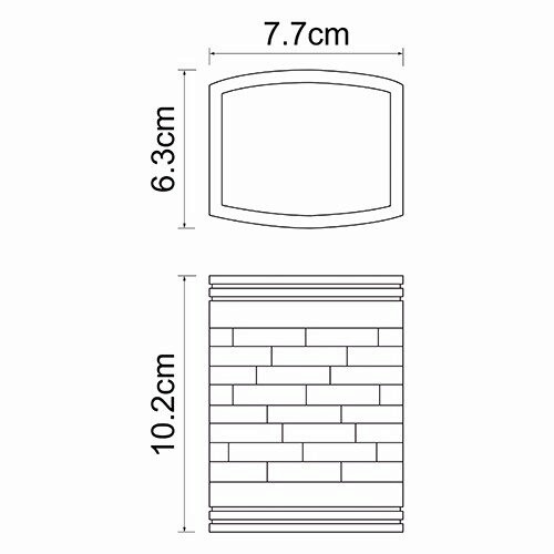 Wasserkraft K-4700 Стакан для зубных щеток настольный, композит, цвет: белый K-4728
