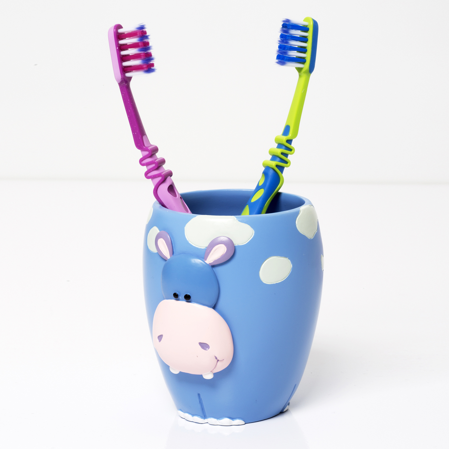 Wasserkraft K-8100 Стакан для зубных щеток, настольный, композитный, цвет: синий K-8128