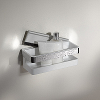 Keuco Collection Moll Полка корзинка для душа 24x11x8h см, цвет: хром 12758 010000