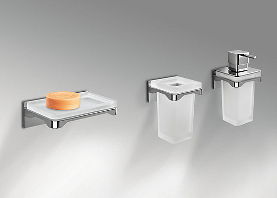 Colombo Design Forever Стакан подвесной, матовое стекло, латунь, цвет: chrome B2902.CR-VAN