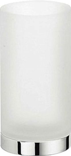 Colombo Design Nordic Стакан настольный, матовое стекло, латунь, цвет: chrome B5241.CR-VAN