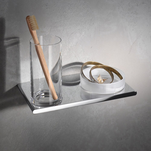 Keuco Edition 400 Стакан с чашей для мелочей, цвет: хром 11554 019000