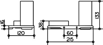 Keuco Edition 400 Стакан с чашей для мелочей, цвет: хром 11554 019000