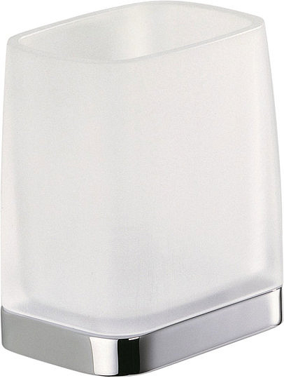 Colombo Design Time Стакан подвесной, матовое стекло, латунь, цвет: chrome W4202.CR-VAN