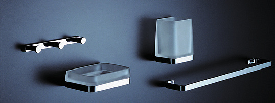 Colombo Design Time Стакан подвесной, матовое стекло, латунь, цвет: chrome W4202.CR-VAN